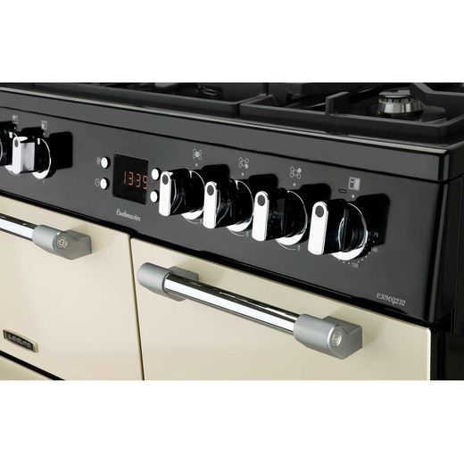 Leisure Cookmaster Gas Range Cooker - Cream - Control panel