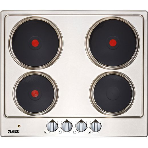 Zanussi ZEE6942FXS Built In Solid Plate Hob - Stainless Steel