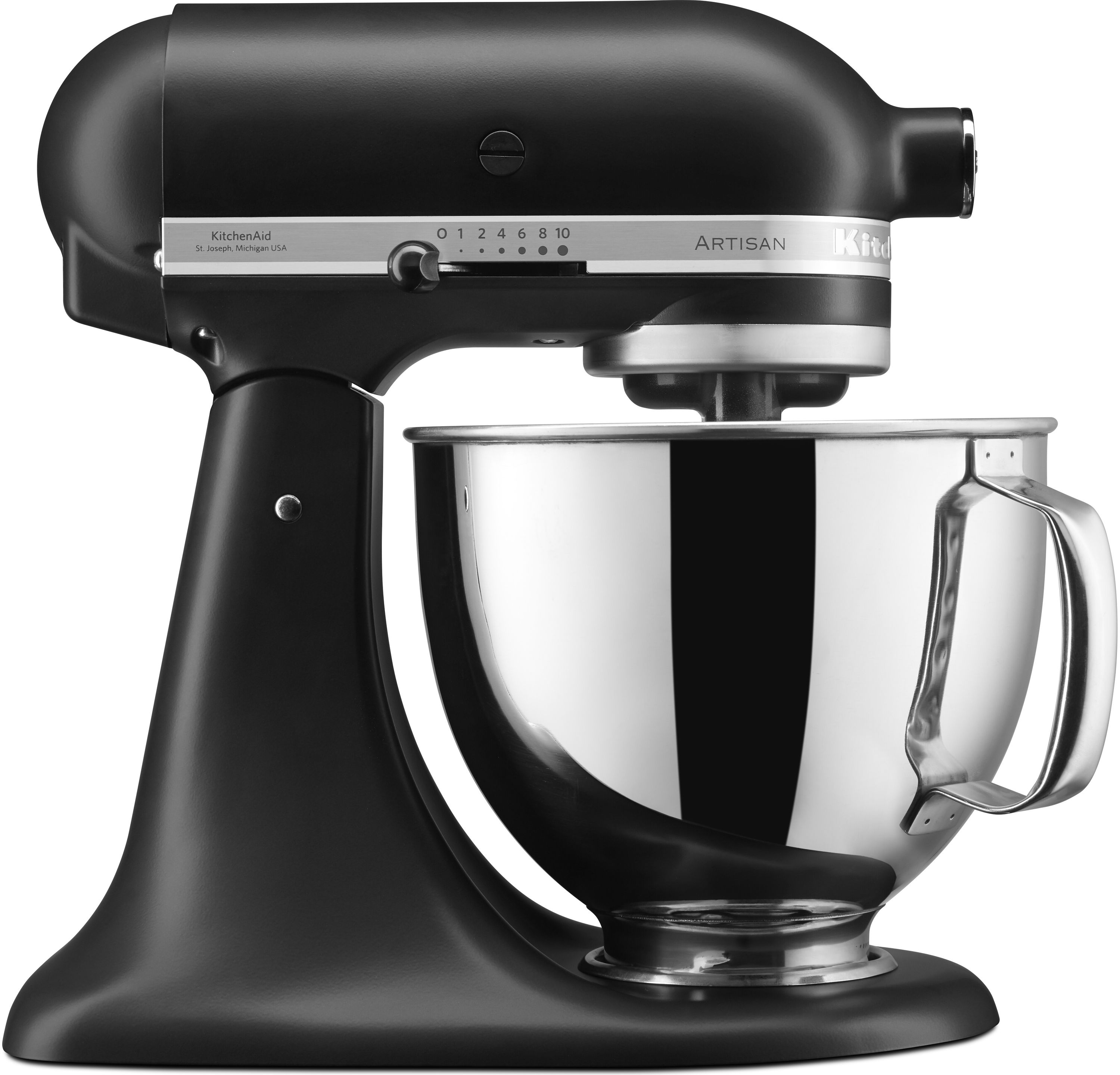 KitchenAid Artisan 5KSM125BBM Stand Mixer - 4.8L Bowl - Black