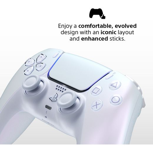 PlayStation DualSense™ Gaming Controller For PlayStation 5 - Chroma Pearl - Annotation - Comfortable evolved design
