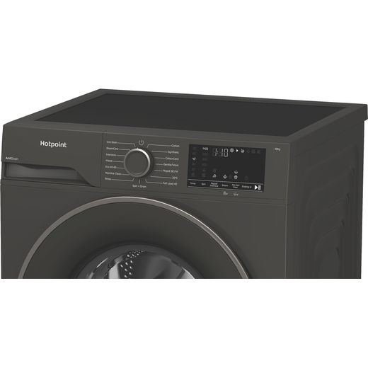 Hotpoint AntiStain H 101G ANTI STAIN UK Washing Machine with 1400 rpm - Graphite - Close up shot