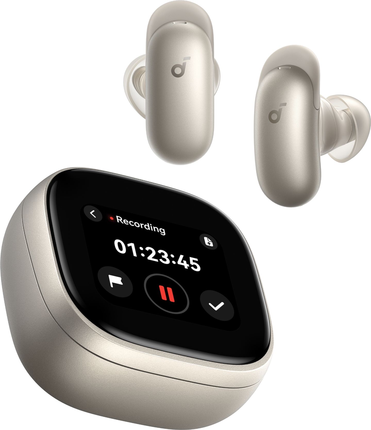 Soundcore Liberty 5 Pro Max Noise Cancelling Earbuds - Gold, Gold