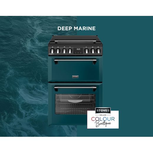 Stoves Richmond DX MRA 60Ei RTY 60cm Double Oven Electric Cooker with Induction Hob - Deep Marine - Annotation - Colour Type