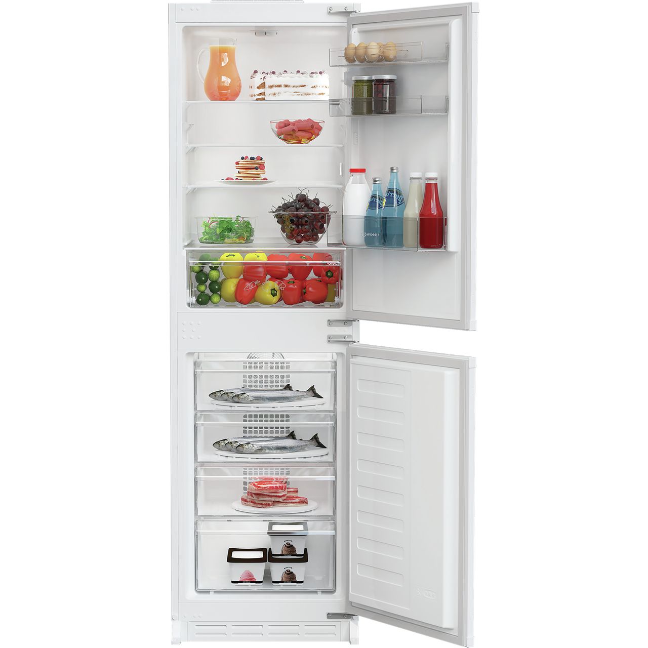 Indesit fridge freezer | KINH 1261 B4UK_WH | ao.com
