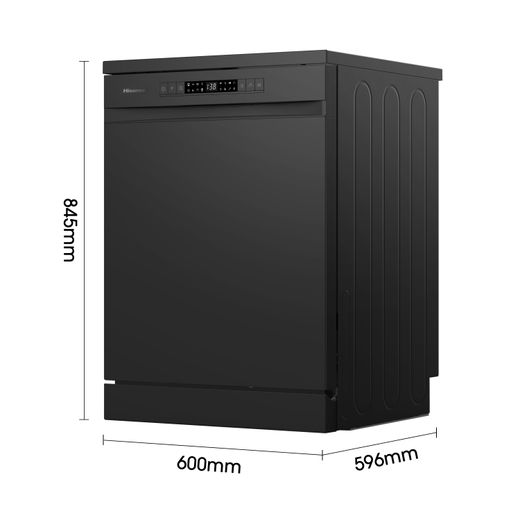 Hisense Standard Dishwasher - Black - Dimensions