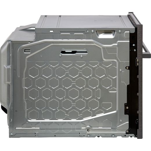 NEFF N70 Compact Built In Electric Single Oven with Microwave Function - Graphite - Side shot