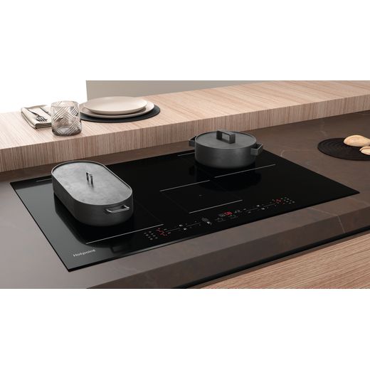 Hotpoint TB3977BBF 77cm Induction Hob - Black - Hob in modern kitchen