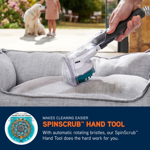 Vax SpotWash Home Pet Design CDSW-MPXA Carpet Cleaner - Annotation - Hand tool shot