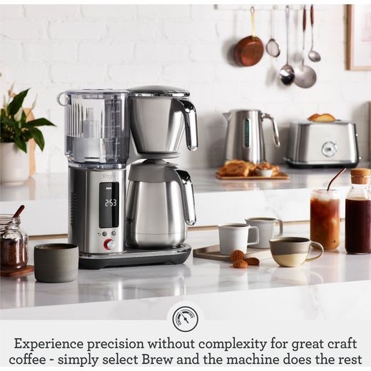 Sage The Luxe Filter Coffee Machine - Brushed Stainless Steel - annotation - precision shot