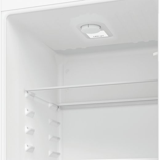 Indesit Integrated 50/50 Frost Free Fridge Freezer with Sliding Door Fixing Kit - White - CLose up inside shot