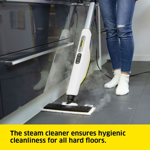 Kärcher 1.513-531.0 Steam Mop with up to Minutes Run Time - White - Annotation - Hygienic