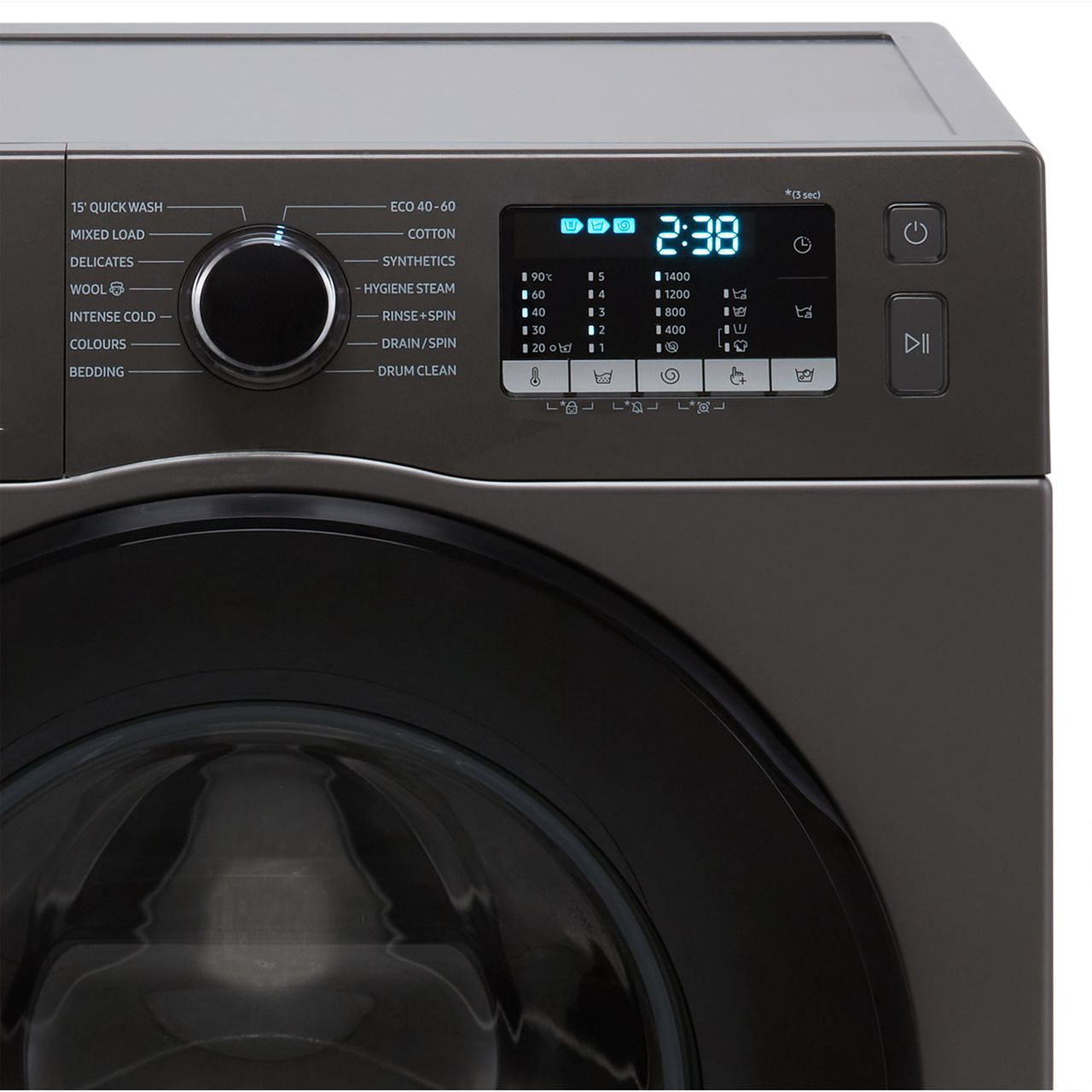 Samsung WW80TA046AX Series 5 Ecobubble™ A+++ Rated B Rated 8Kg 1400 RPM ...