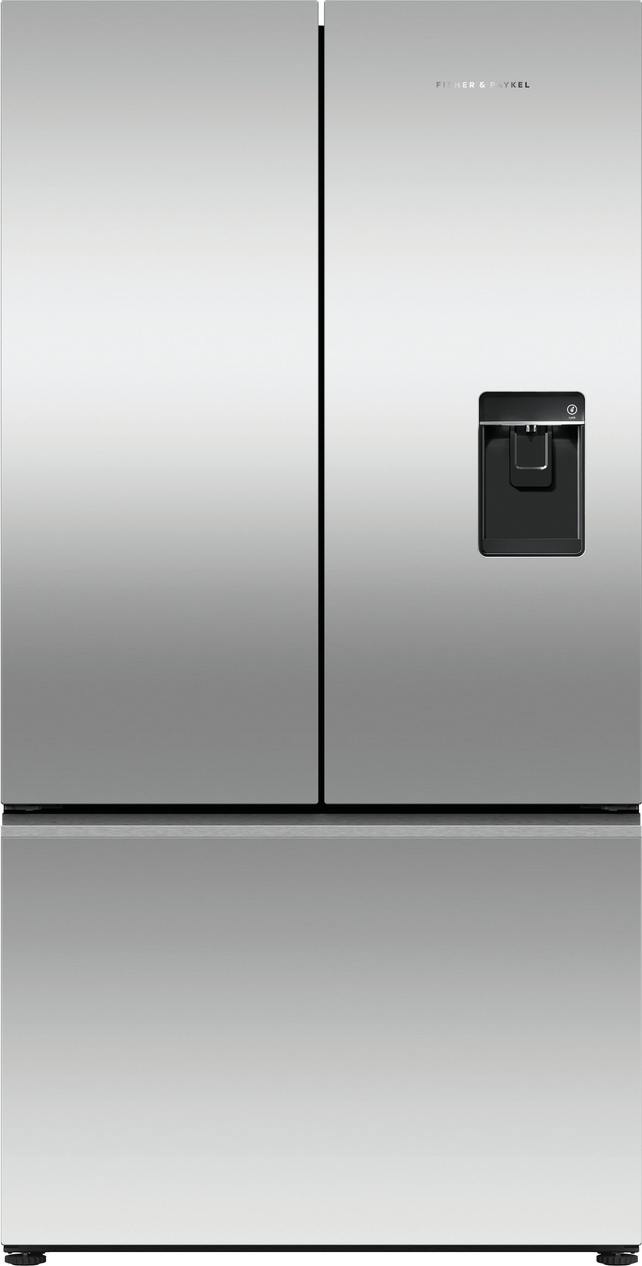 Fisher & Paykel Series 7 Contemporary RF540ANUX6 Wifi Connected Frost Free American Fridge Freezer - Stainless Steel - E Rated, Stainless Steel