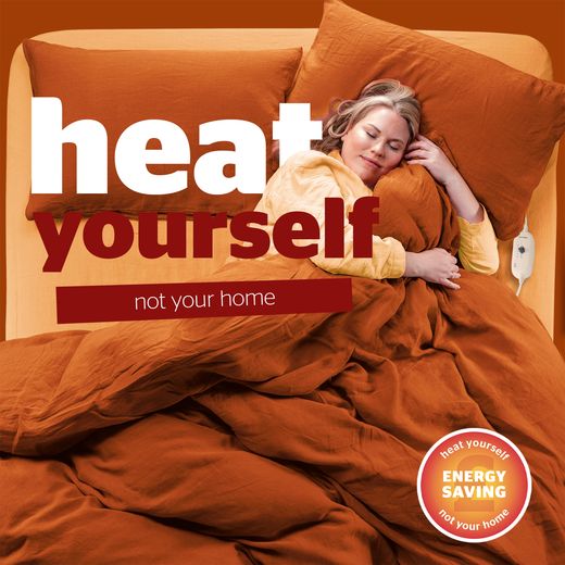 Silent Night Winter Warmer Heated Underblanket For Super King Size Bed - Annotation - Heat yourself