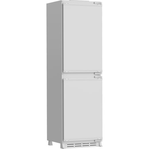 Beko BCSM450 178cm 50/50 Integrated Fridge Freezer with Sliding Door Hinge - White - Right perspective