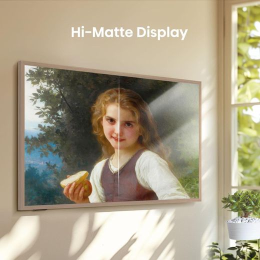 Hisense S7NQ Canvas 55" 4K Ultra HD QLED Smart Freely TV - Annotation - Hi matt display shot