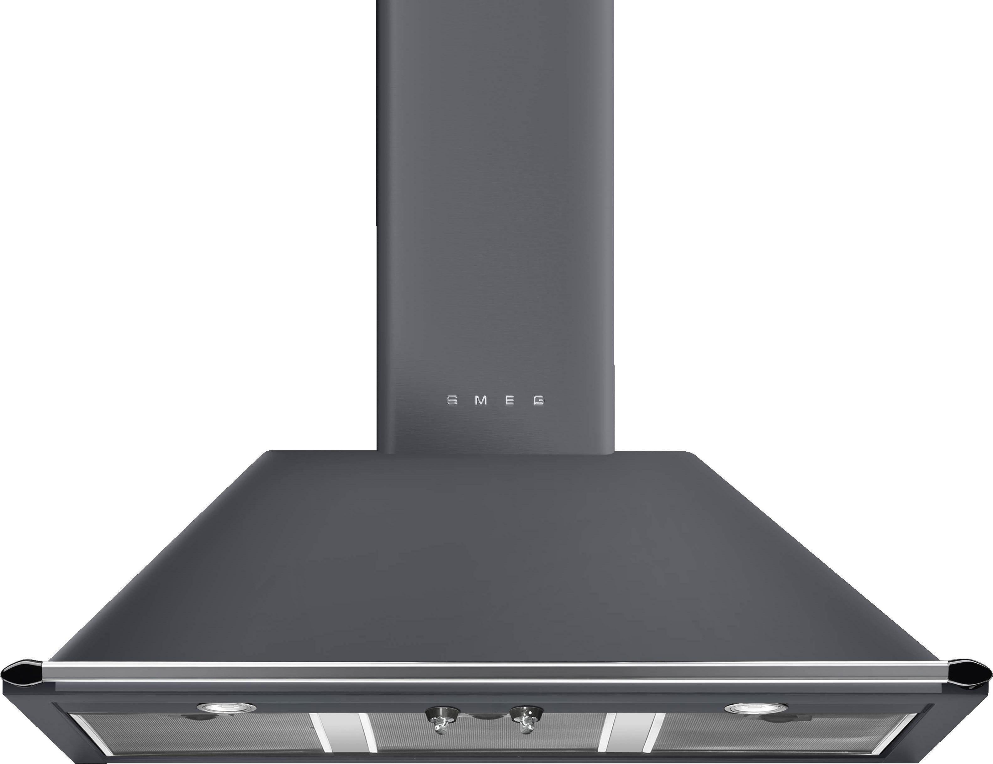 Smeg KT100GRE Wall-mounted Cooker Hood - 100cm Width - Grey - 820 m³/h Extraction