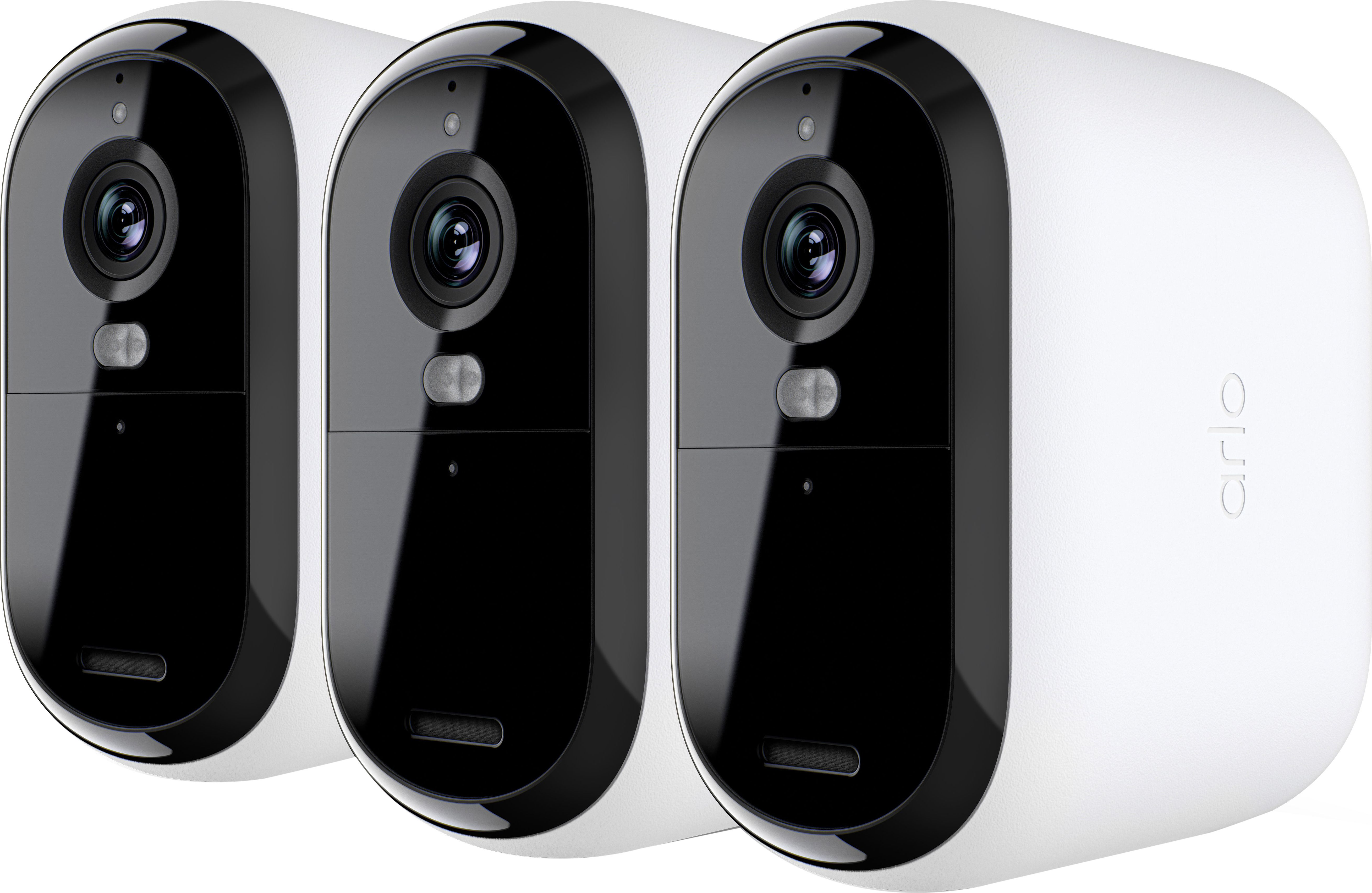Arlo Essential 3 XL 2K Security Camera 3-Pack - White