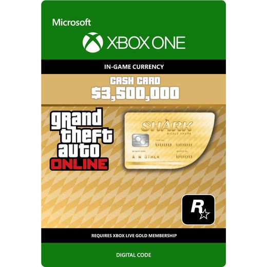 Grand Theft Auto V Whale Shark Cash Card For Xbox One Digital Download