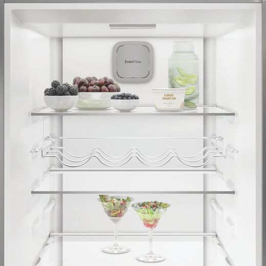 Hotpoint HPMLF 6442 W4UK 186cm Fridge - White - close up inside shot