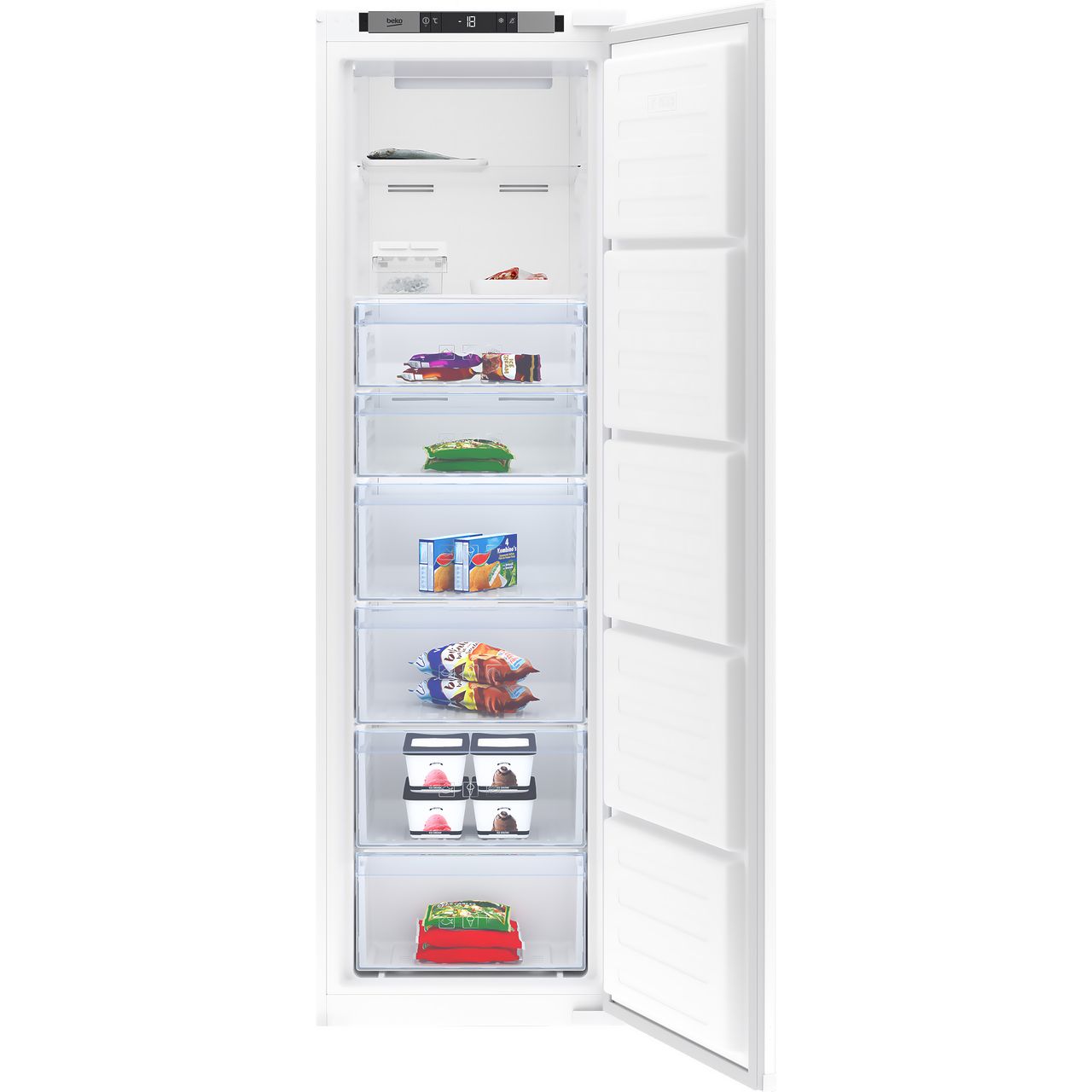 Maniglia Bianca Per Frigorifero E Congelatore Beko, Ricambio Compatibile Con TFF577APW, TL577APW, TLDA567W, TZDA568FW, Codice 4321271000 - 5