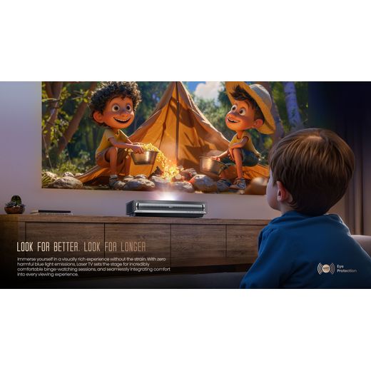 Hisense PX3 4K Ultra HD Laser TV Projector - Up to 150" - Annotation - Look for better shot