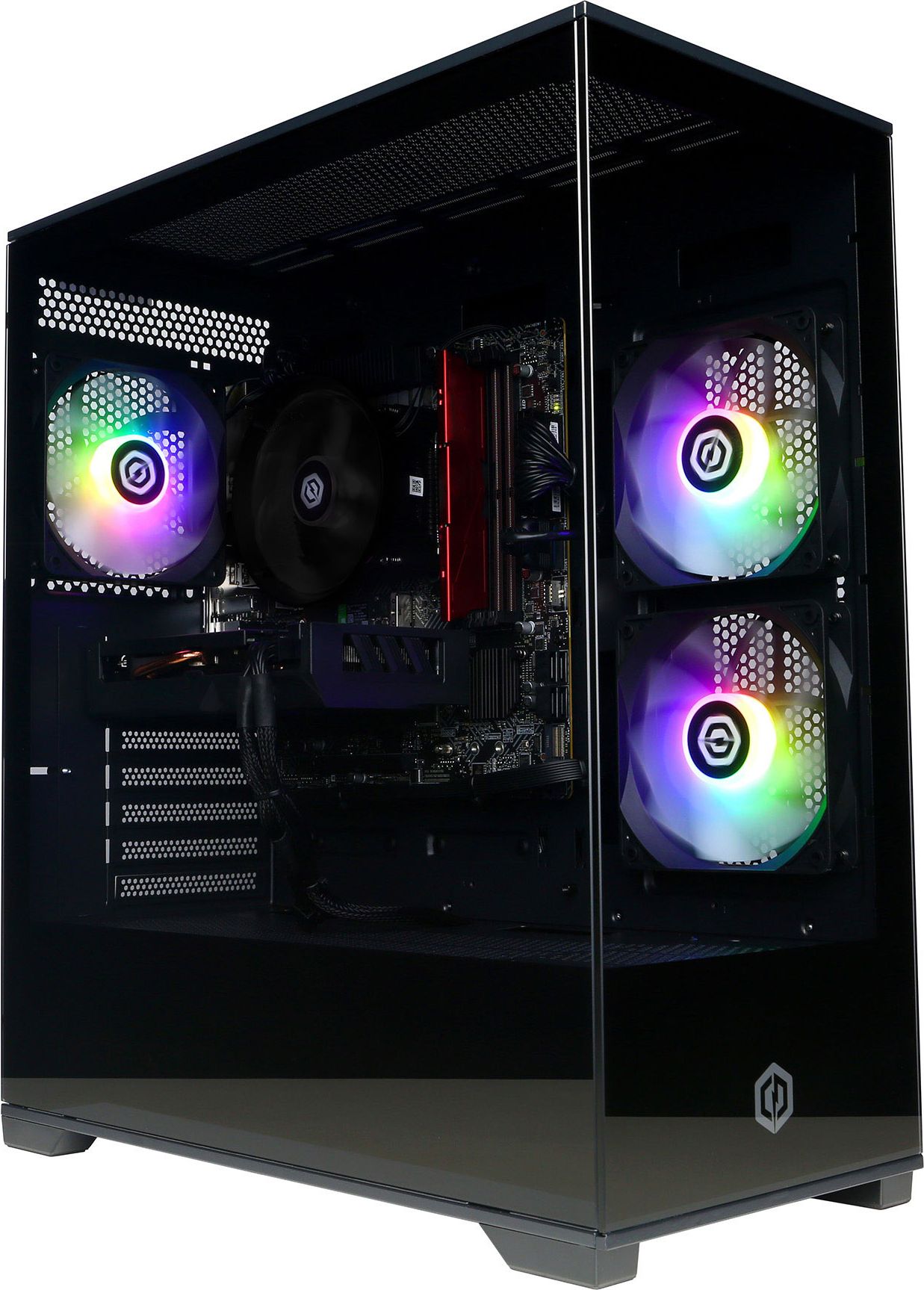 CyberPowerPC - Gaming PC - Intel Core i5-14400F - 16GB RAM - 1TB SSD - NVIDIA GeForce RTX 5050 8GB - Black