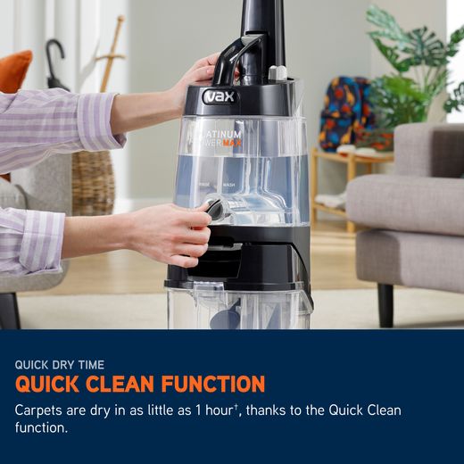 Vax Platinum Power Max ECB1SPV1 Carpet Cleaner - Annotation - Quick function shot