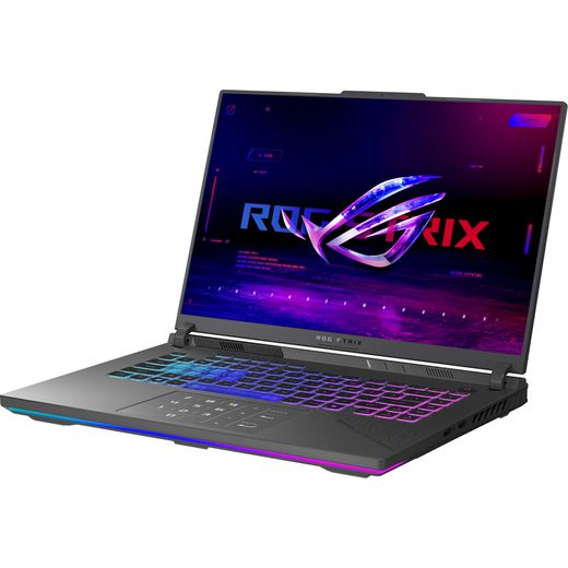 ASUS ROG Strix G16 16" Gaming Laptop - NVIDIA® GeForce RTX™ 5060, AMD Ryzen™ 9, 1TB SSD - Eclipse Grey - Left perspective