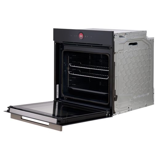 Bosch Series 8 Built In Electric Single Oven - Black - Door open