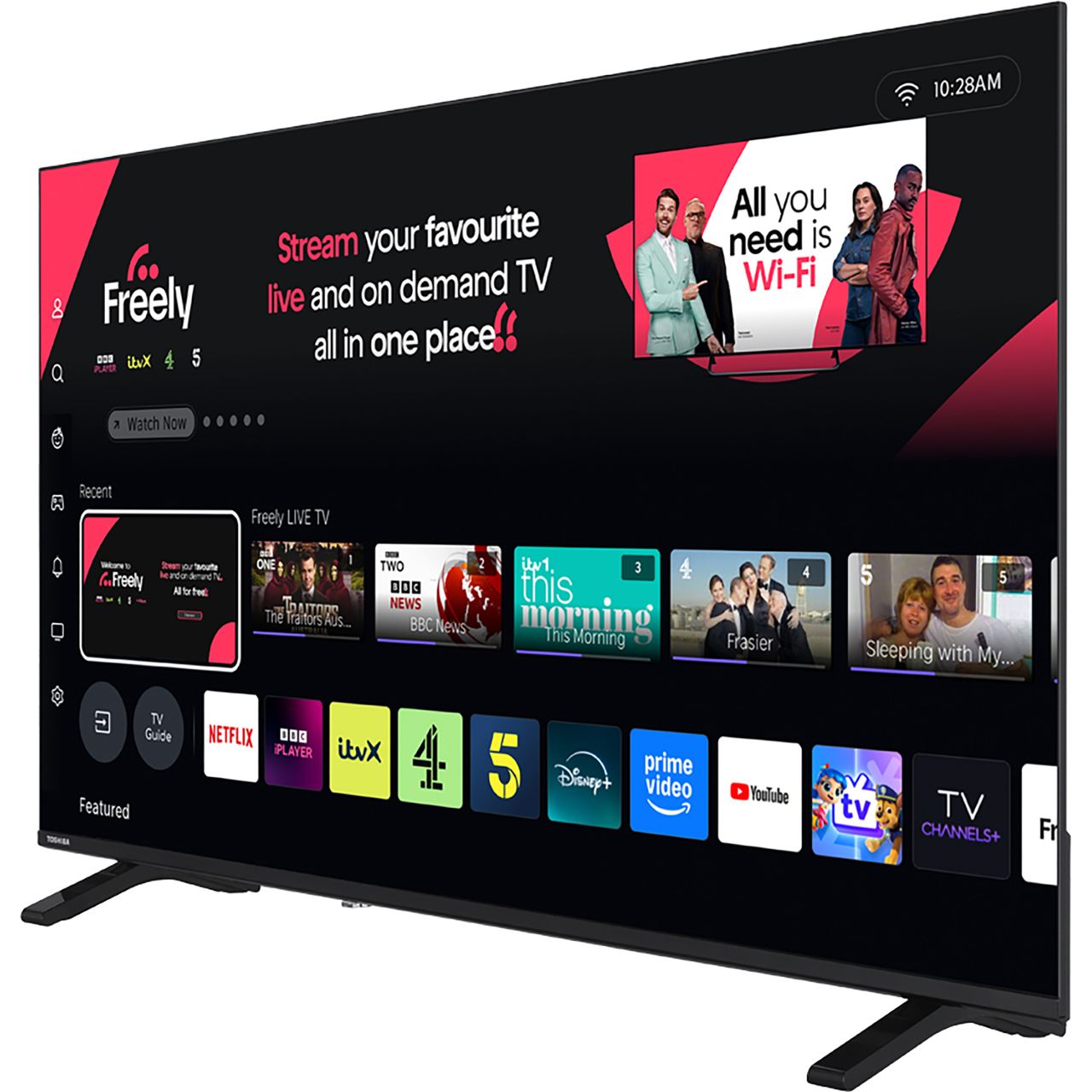 Toshiba 50-inch 4K Ultra HD Smart TV | UV1563DB | ao.com