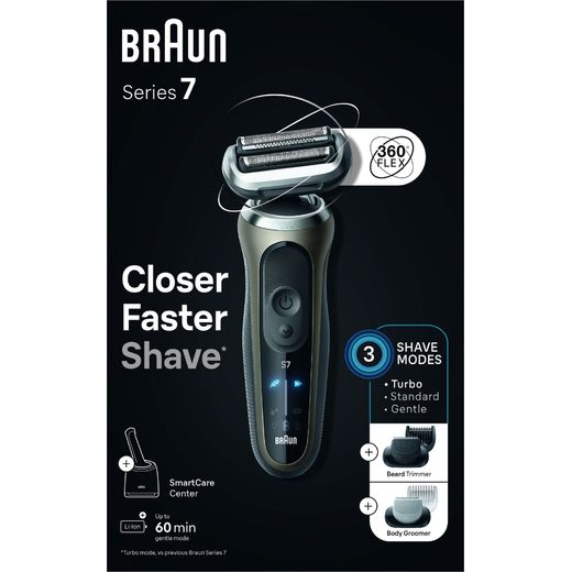 Braun Series 5 Mens Shaver Khaki - Front box shot