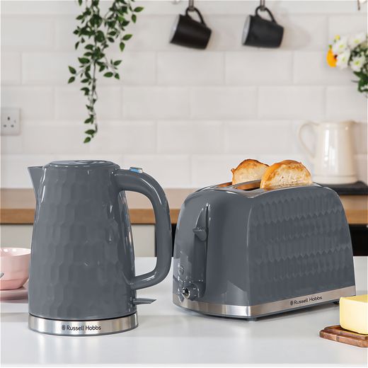 Russell Hobbs Honeycomb 26053 Kettle - Grey - Collection shot