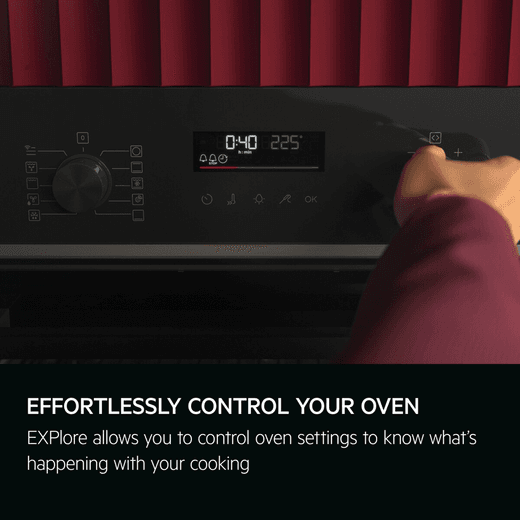 AEG SenseCook Aqua Built In Electric Single Oven - Stainless Steel - Annotation - EXPlore