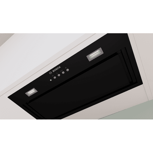 Bosch Series 6 52 cm Cooker Hood - Black - Cooker hood in kitchen
