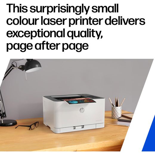 HP LaserJet 150nw Laser Printer - White - Annotation -  high quality prints shot