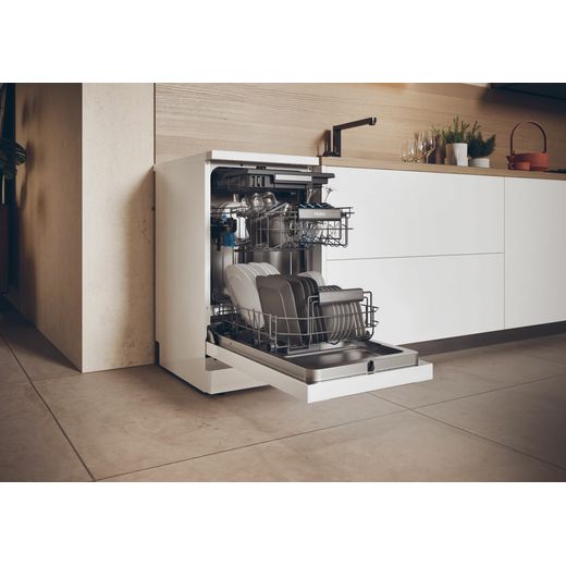 Haier I-Pro Shine Series 5 Slimline Dishwasher - White - Dishwasher in kitchen