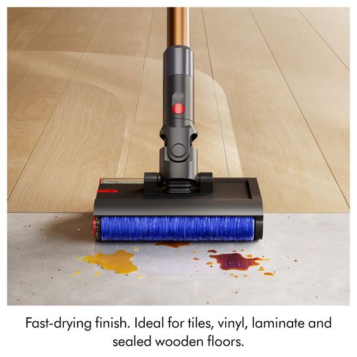 Dyson Pencilwash Wet and Dry Cleaner - Copper - Annotation - Fast-drying finish