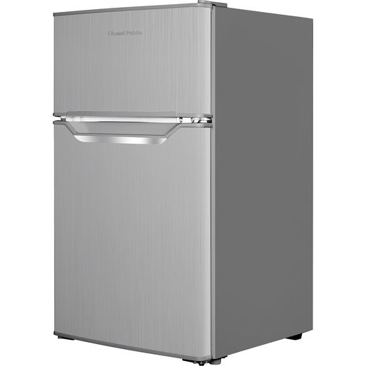 Russell Hobbs RH85UCFF482E1SS Under-Counter Fridge Freezer in Stainless Steel - Left perspective shot