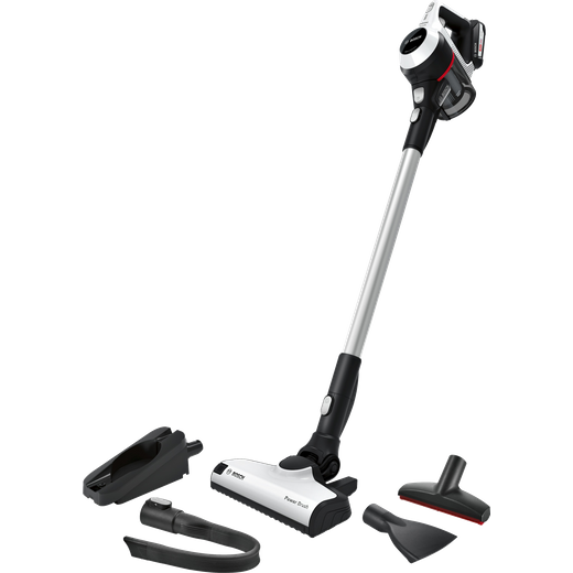 Bosch Serie 6 Unlimited ProHome BCS611GB Cordless Vacuum Cleaner with up to 30 Minutes Run Time - White