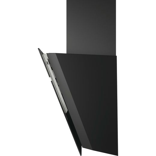 Hotpoint PHVS61FLTDPK Chimney Cooker Hood - Black - Side shot