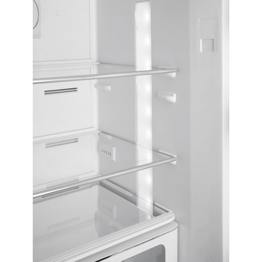 Smeg 50's Style FAB32RPK6UK 197cm Frost Free Fridge Freezer - Pink - Close up shot 