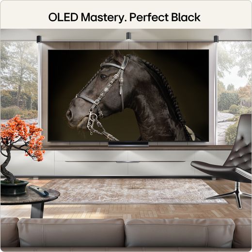 LG evo AI C6 83" 4K Ultra HD OLED Smart TV - Annotation - perfect black shot 