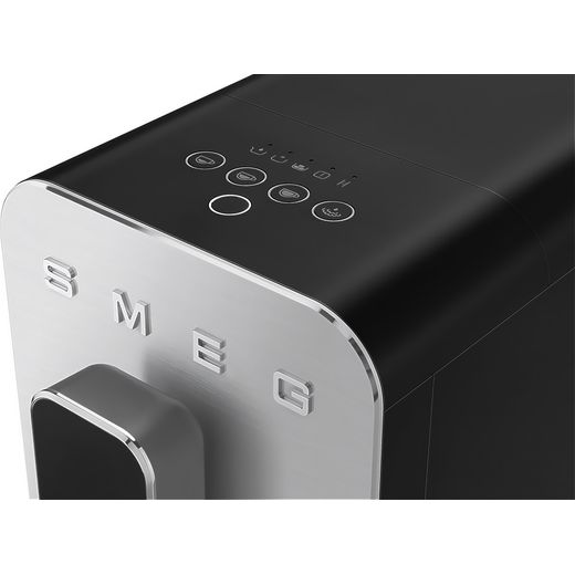 Smeg BCC12BLMUK Coffee Machines Matt Black - Control panel shot