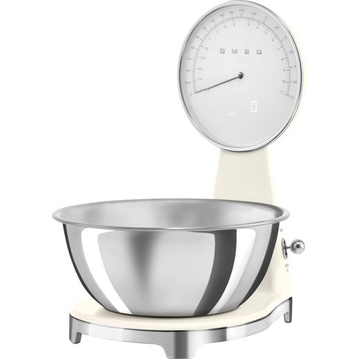 Smeg Retro Kitchen Scales in Cream - Left perspective