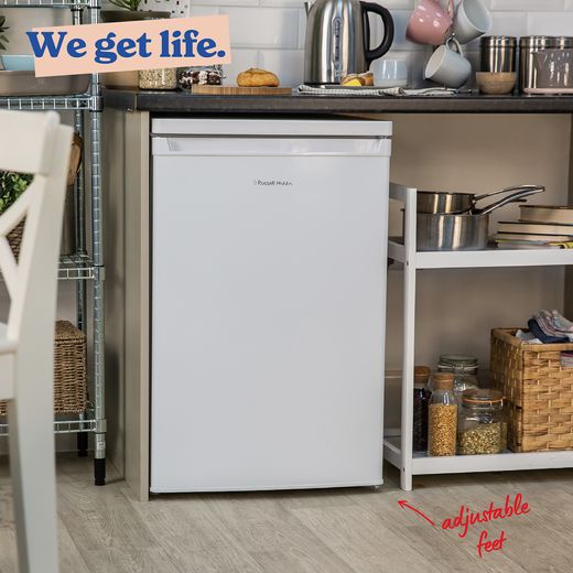 Russell Hobbs RH85UCLF552E1W Fridge - White - Annotation - We get life shot