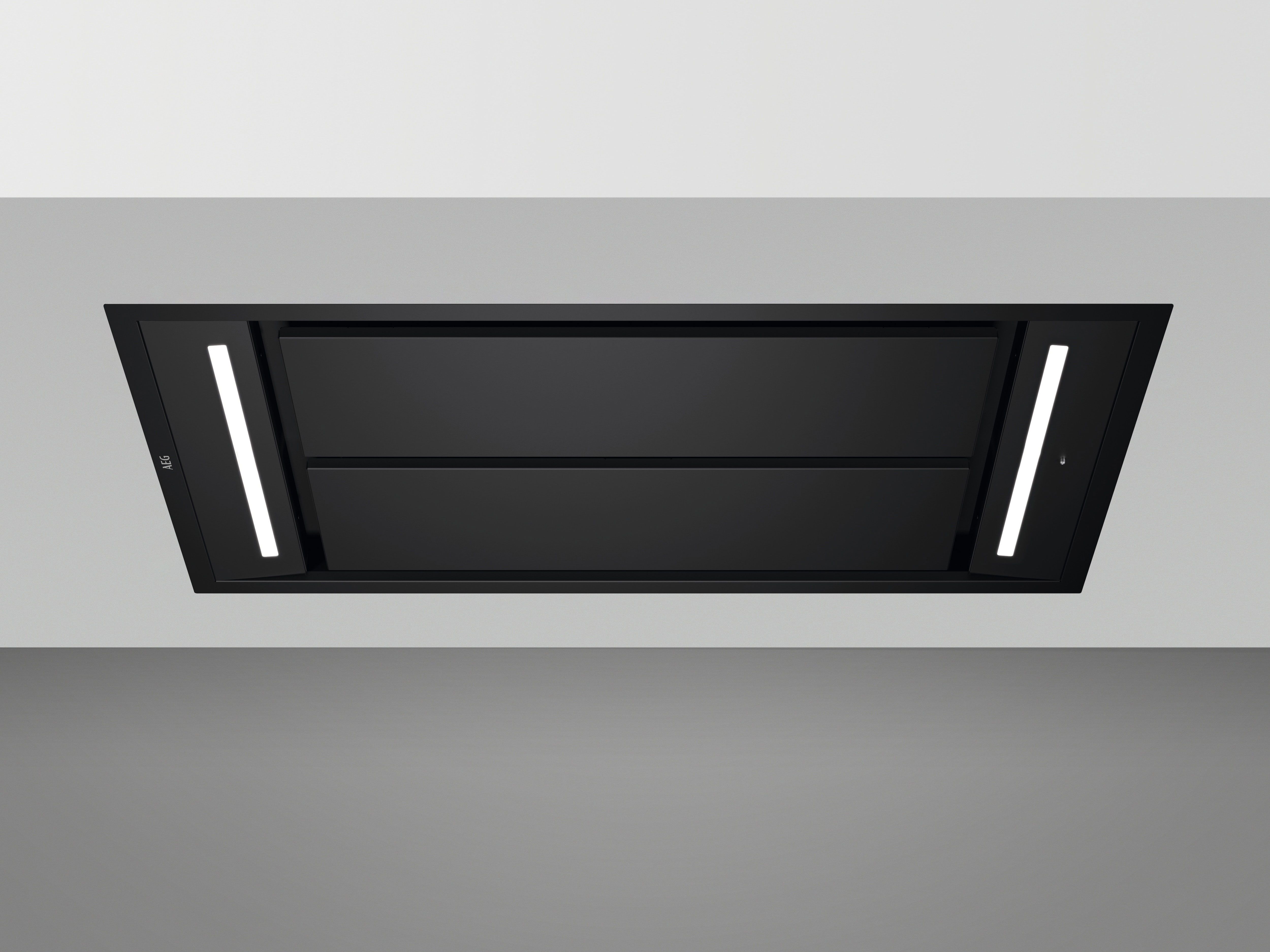Image of AEG 7000 SilenceTech NDC7791SB Built In Ceiling Cooker Hood - Black, Black