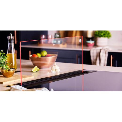 NEFF N90 80 cm Downdraft Cooker Hood - Black - Cooker hood in kitchen shot
