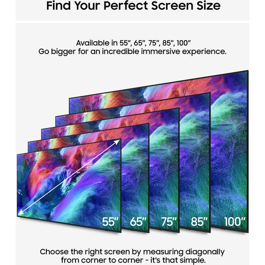 Samsung 55" 4K Ultra HD Micro RGB Smart TV - annotation - perfect size shot