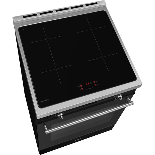 Smeg Electric Cooker with Zone induction hob Hob - Black  - Top hob view shot